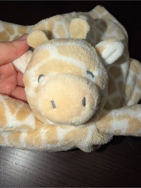 Carter's Giraffe Security Blanket lovey pacifier 14" baby blanket lovey‎